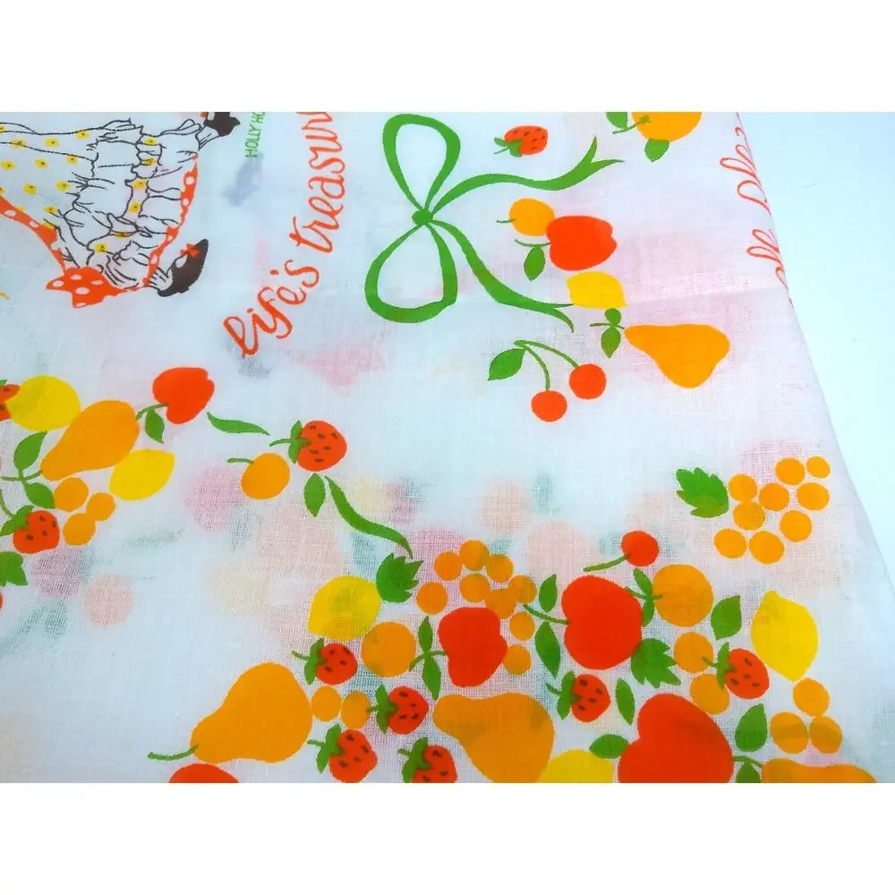 Vintage Holly Hobbie Simple Pleasures Lifes Treasures Curtain Panel